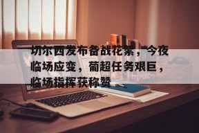美高梅网页版-切尔西发布备战花絮，今夜临场应变，葡超任务艰巨，临场指挥获称赞